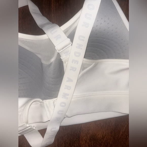 UNDER ARMOUR INFINITY MID 2.0 BRA WHITE SIZE LARGE Fitted - Picture 5 of 11